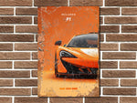 McLaren P1 Metal Poster Print