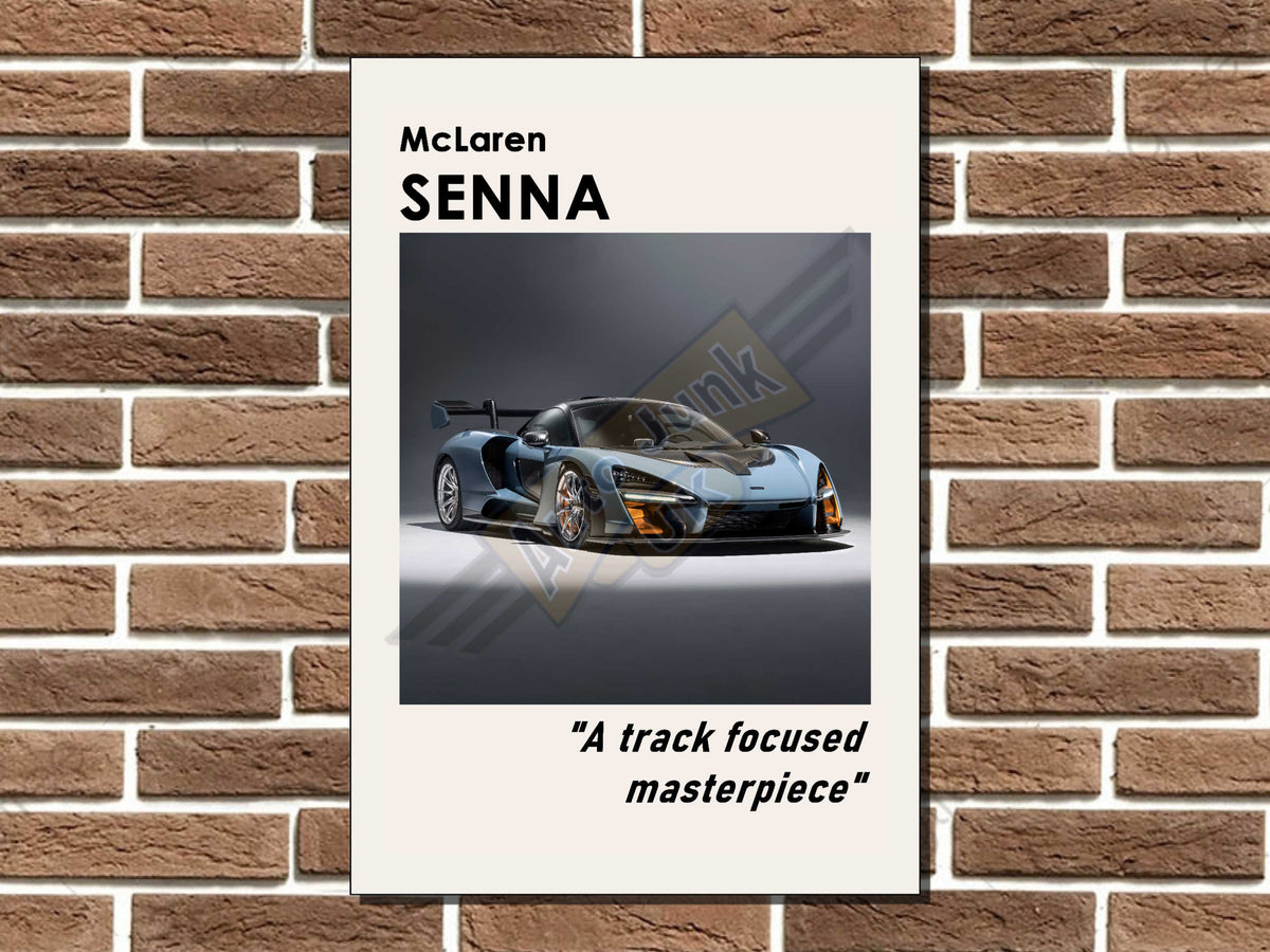 McLaren Senna Metal Sign