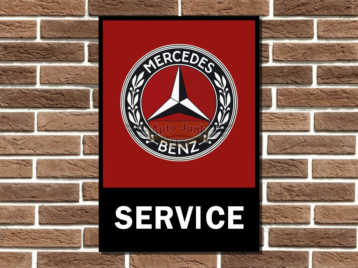 Mercedes-Benz Service Metal Sign