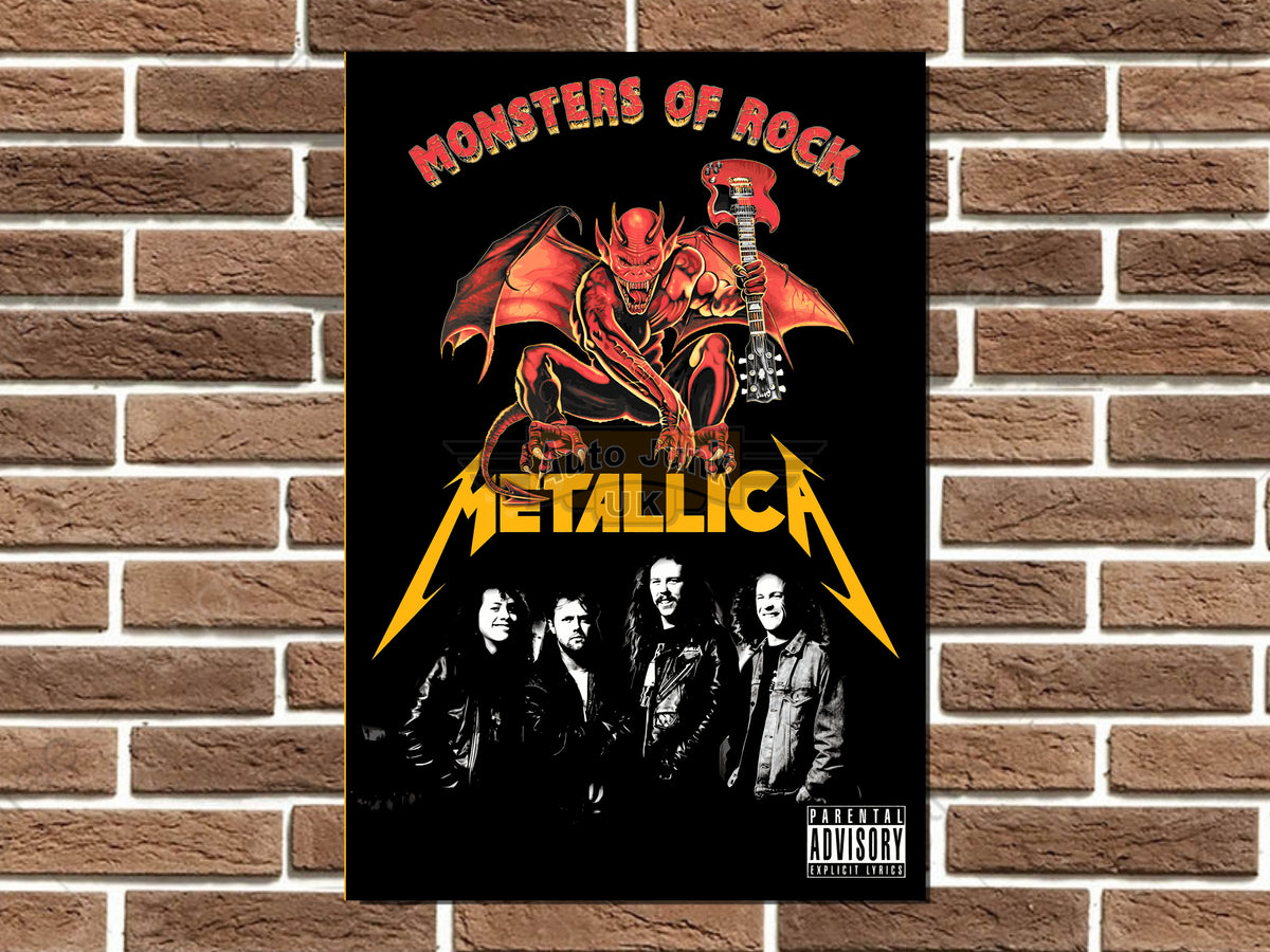 Metallica Metal Poster Sign