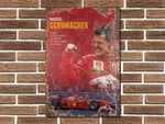Michael Schumacher F1 Metal Sign