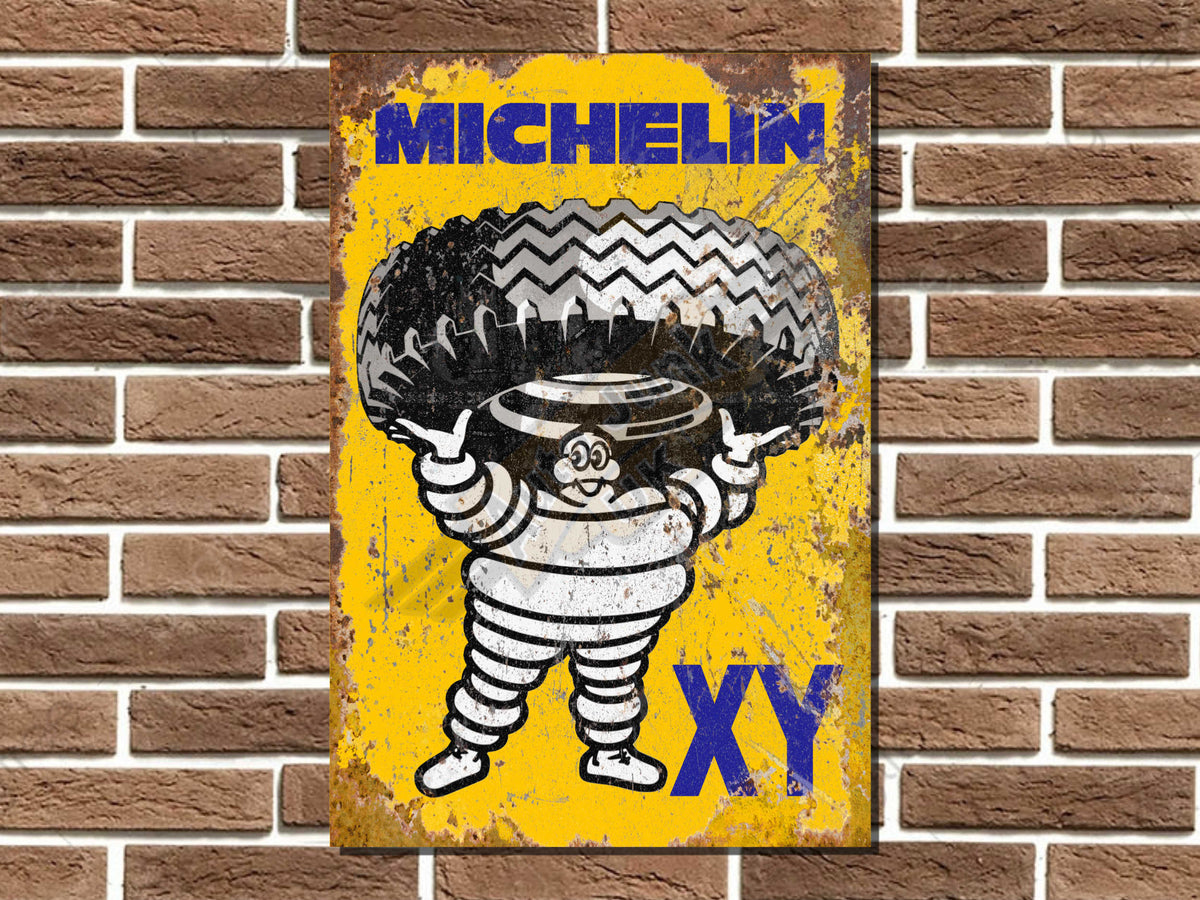 Michelin XY Metal Sign