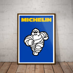 Michelin Man Paper Poster