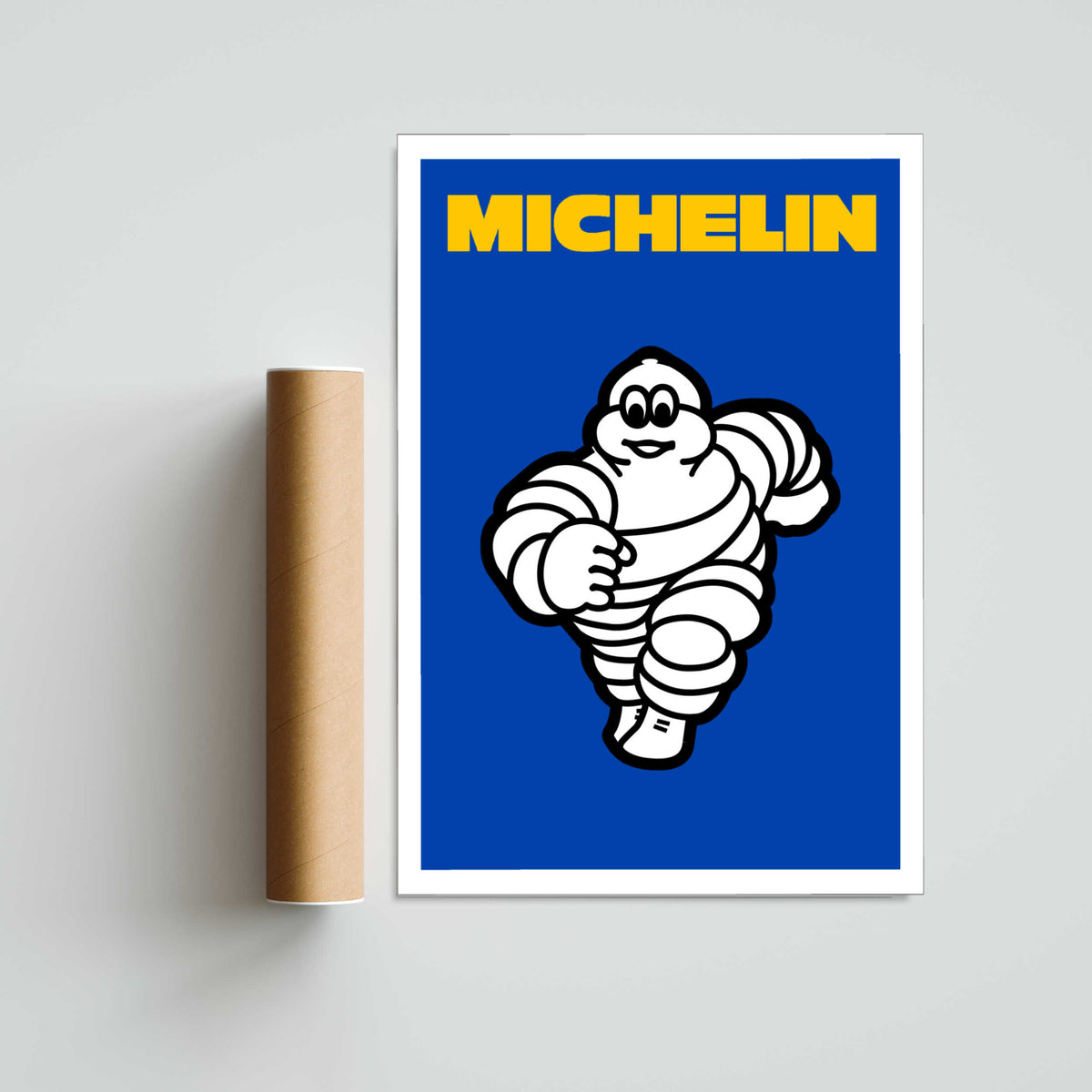 Michelin Man Paper Poster