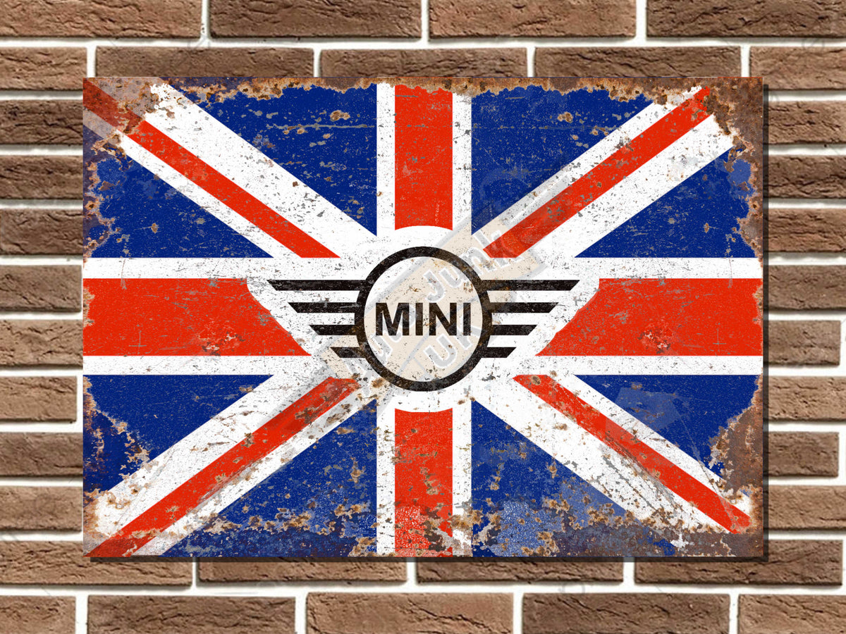 Mini Union Jack Metal Sign