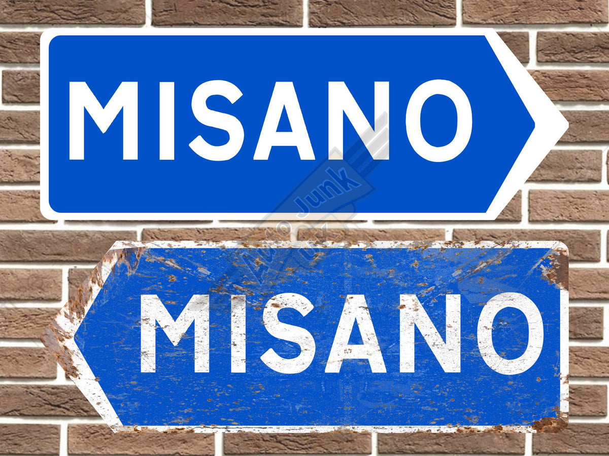 Misano Metal Road Sign