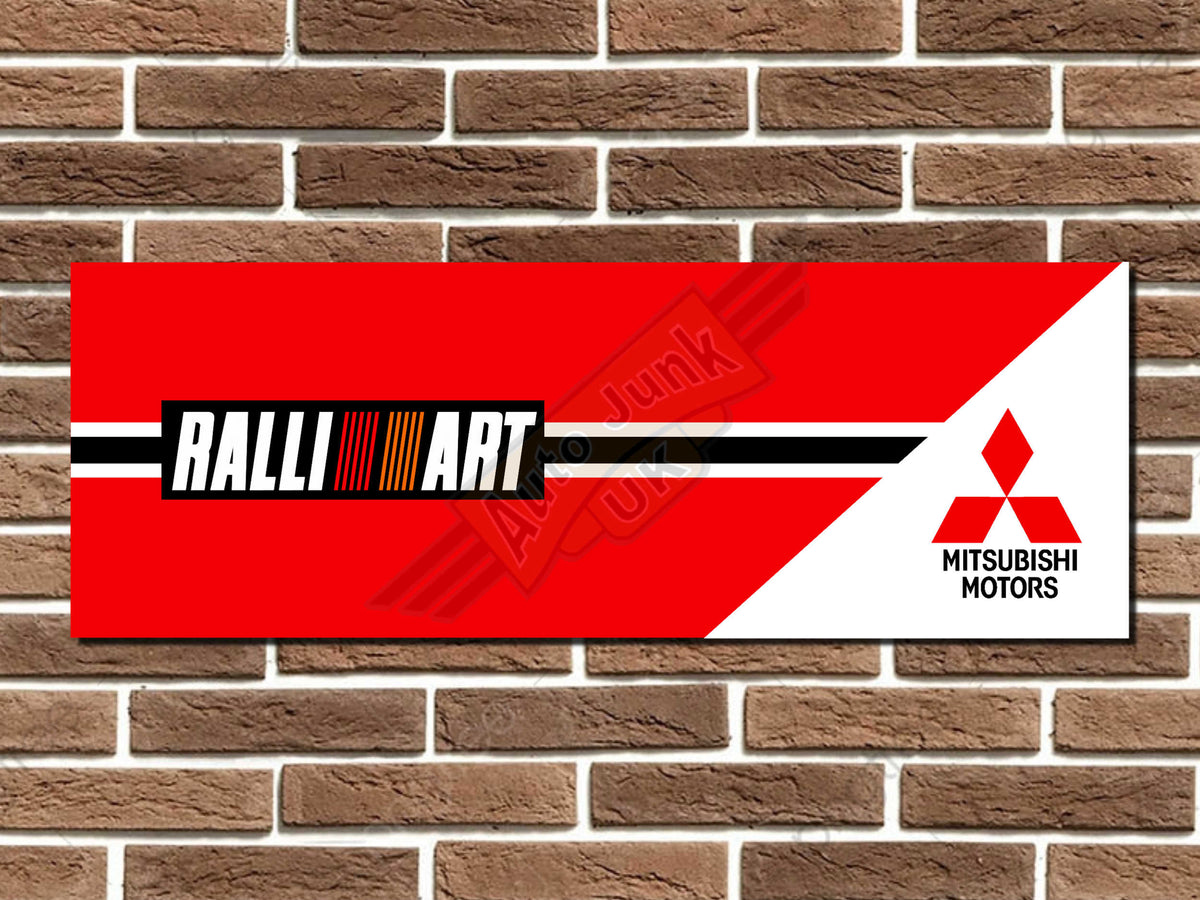 Mitsubishi Lancer Evolution Ralliart WRC Sign
