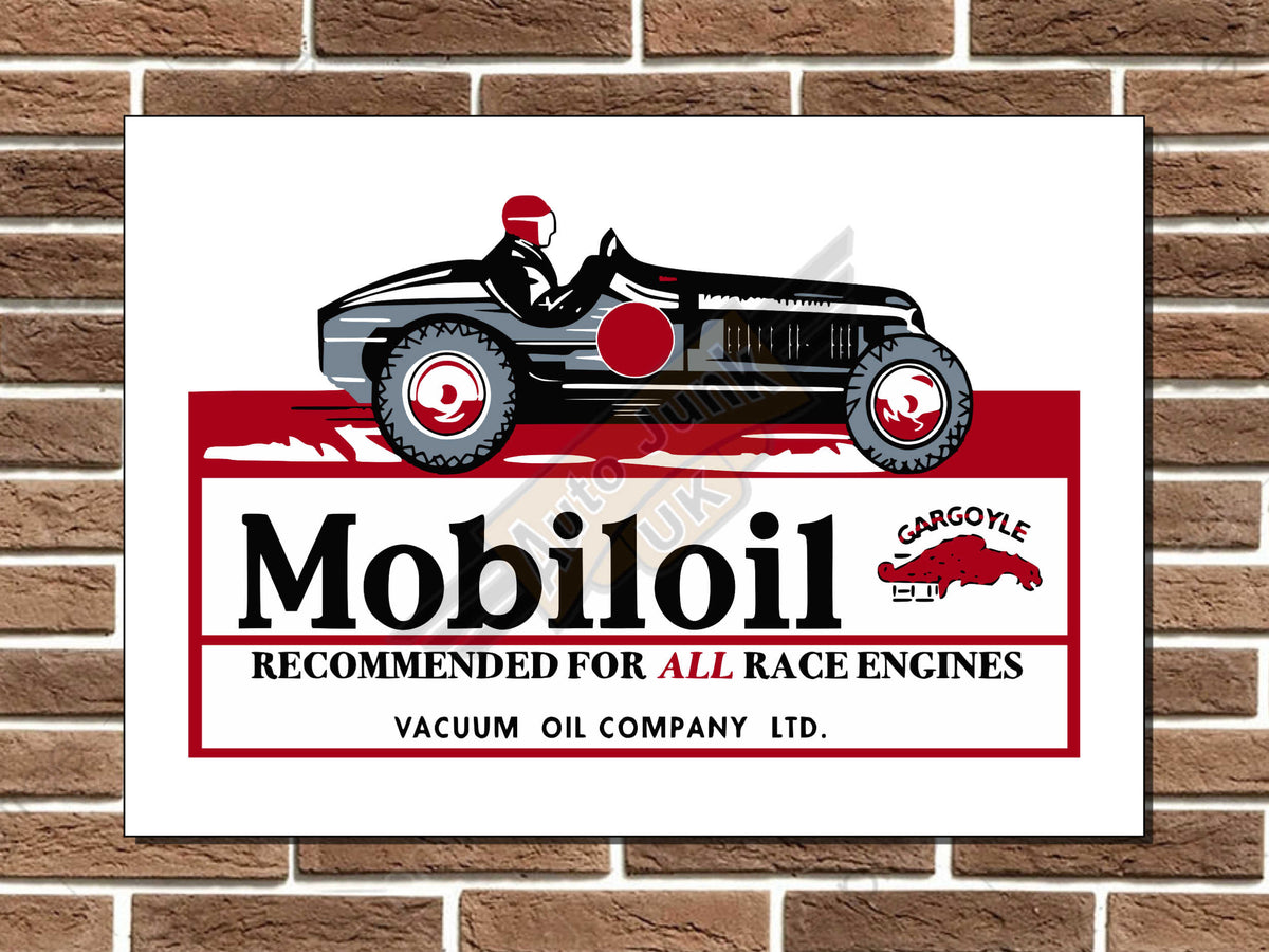 Mobiloil Metal Sign