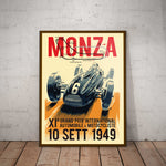Monza Grand Prix 1949 Paper Poster