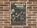 Motley Crue Metal Poster Sign
