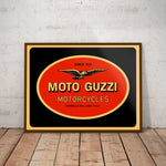 Moto Guzzi Motorcycles Paper Poster