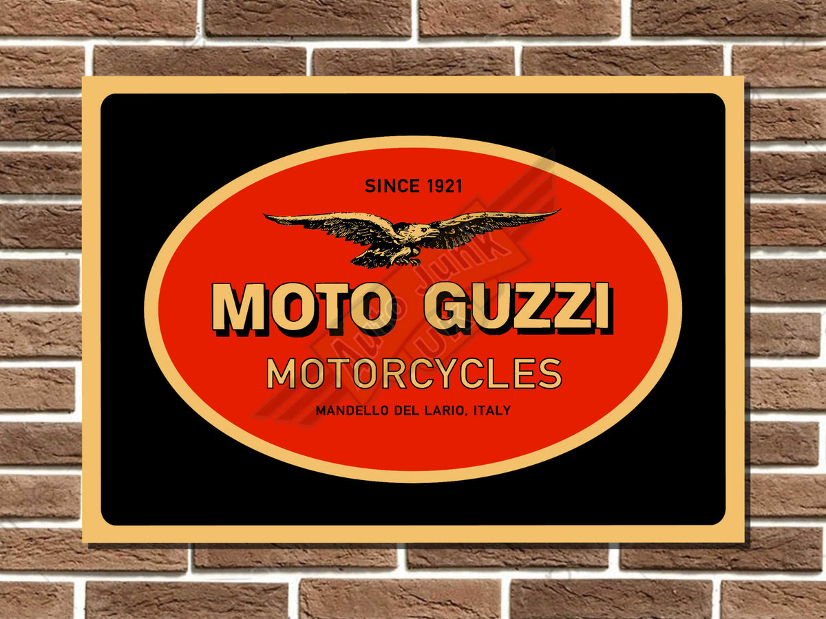 Moto Guzzi Metal Sign