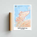 North Coast 500 (NC500) Paper Poster