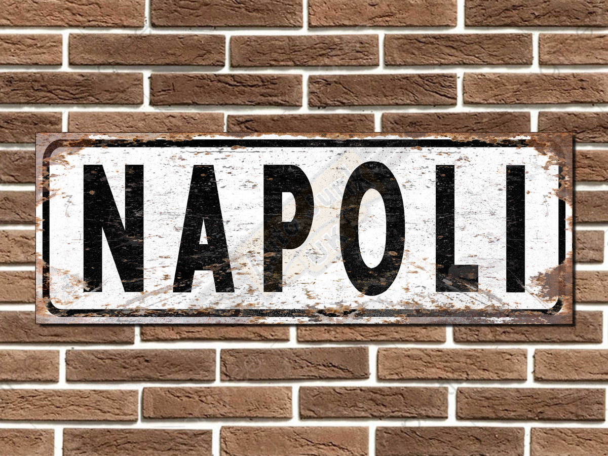 Napoli Italian Street Sign