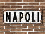 Napoli Italian Street Sign