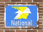 National Benzole Metal Sign