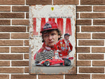 Niki Lauda World Champion Metal Sign
