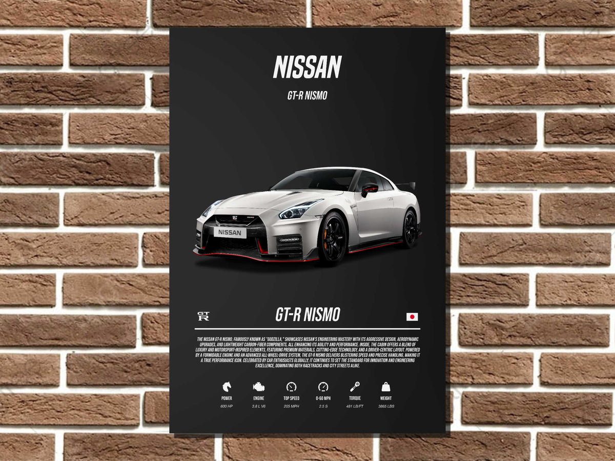 Nissan GTR R35 Nismo Metal Sign