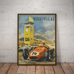 Nurburgring Grand Prix 1957 Paper Poster