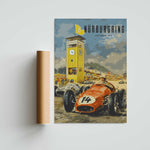 Nurburgring Grand Prix 1957 Paper Poster
