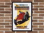 Nurburgring GP Juan Manuel Fangio Metal Sign
