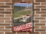 Osterreichring Grand Prix Metal Sign