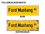 Personalised American Metal Street Sign