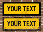 Personalised Classic Style Metal Street Sign
