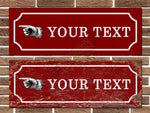 Personalised Vintage Style Finger Pointing Sign