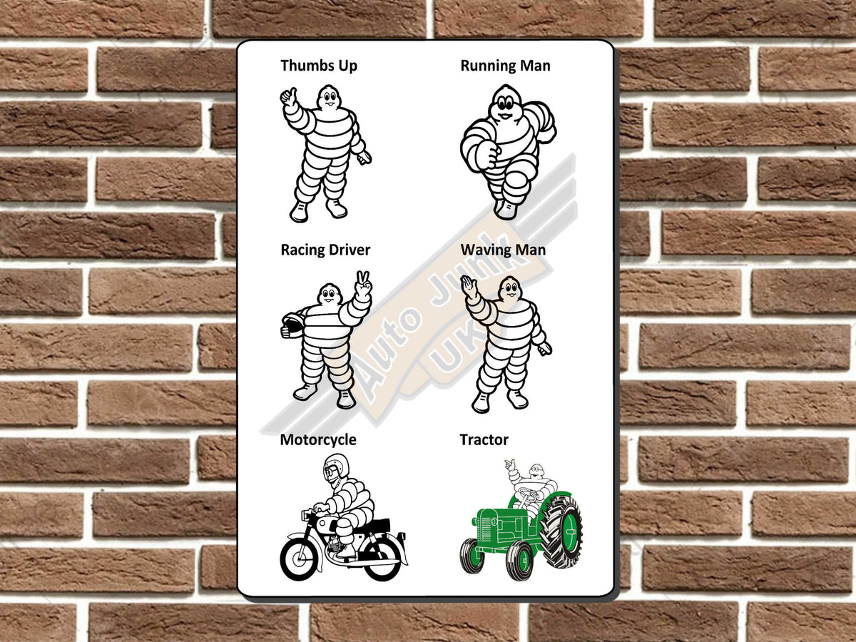 Personalised Michelin Man Bibendum Sign