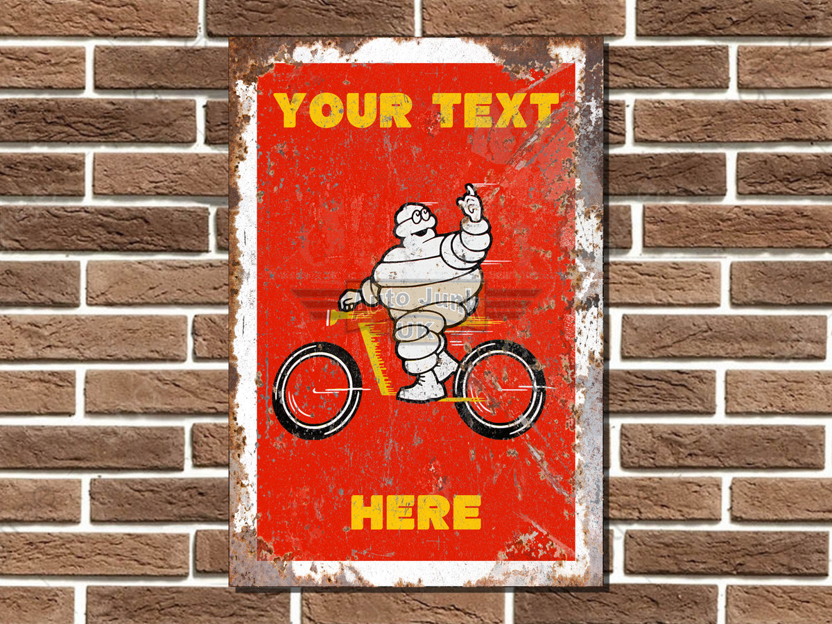 Personalised Bicycle Sign