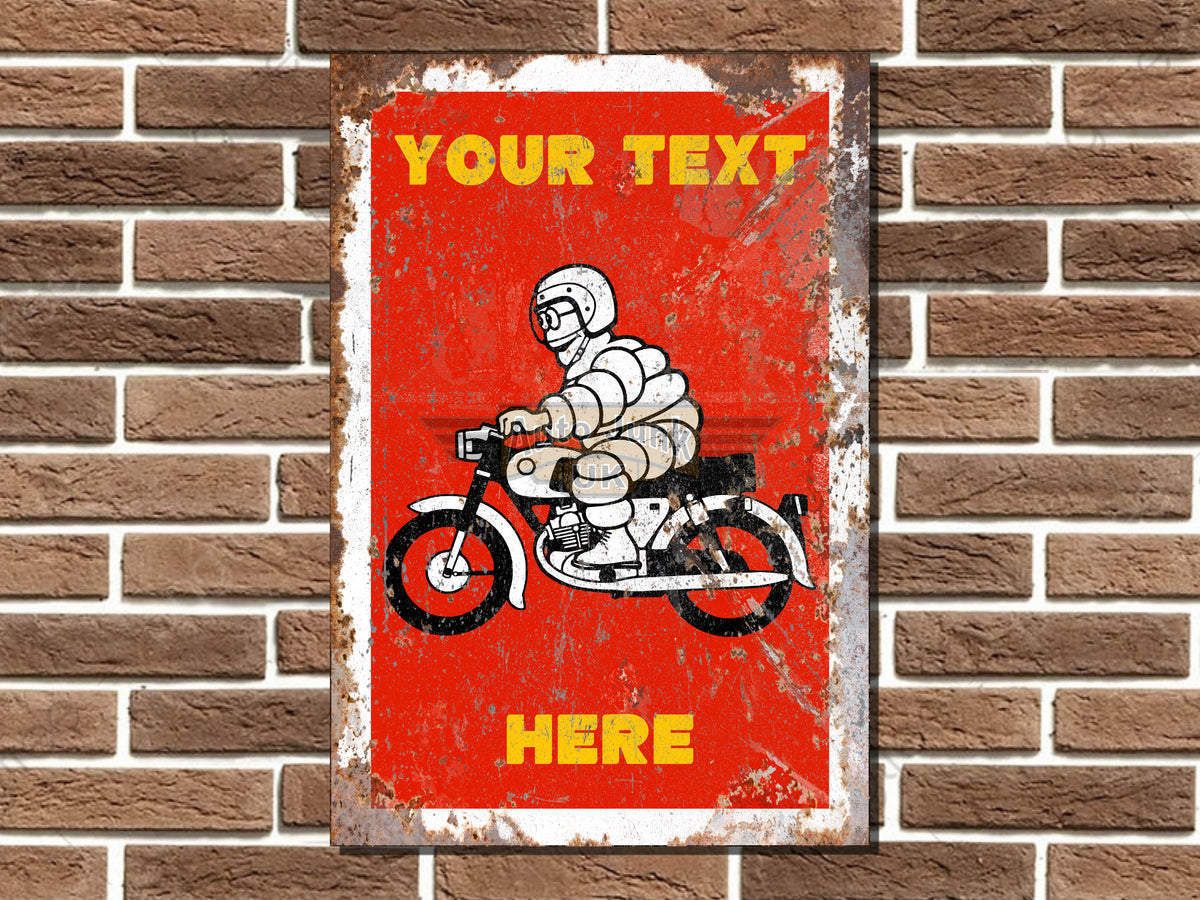 Personalised Motorcycle Sign