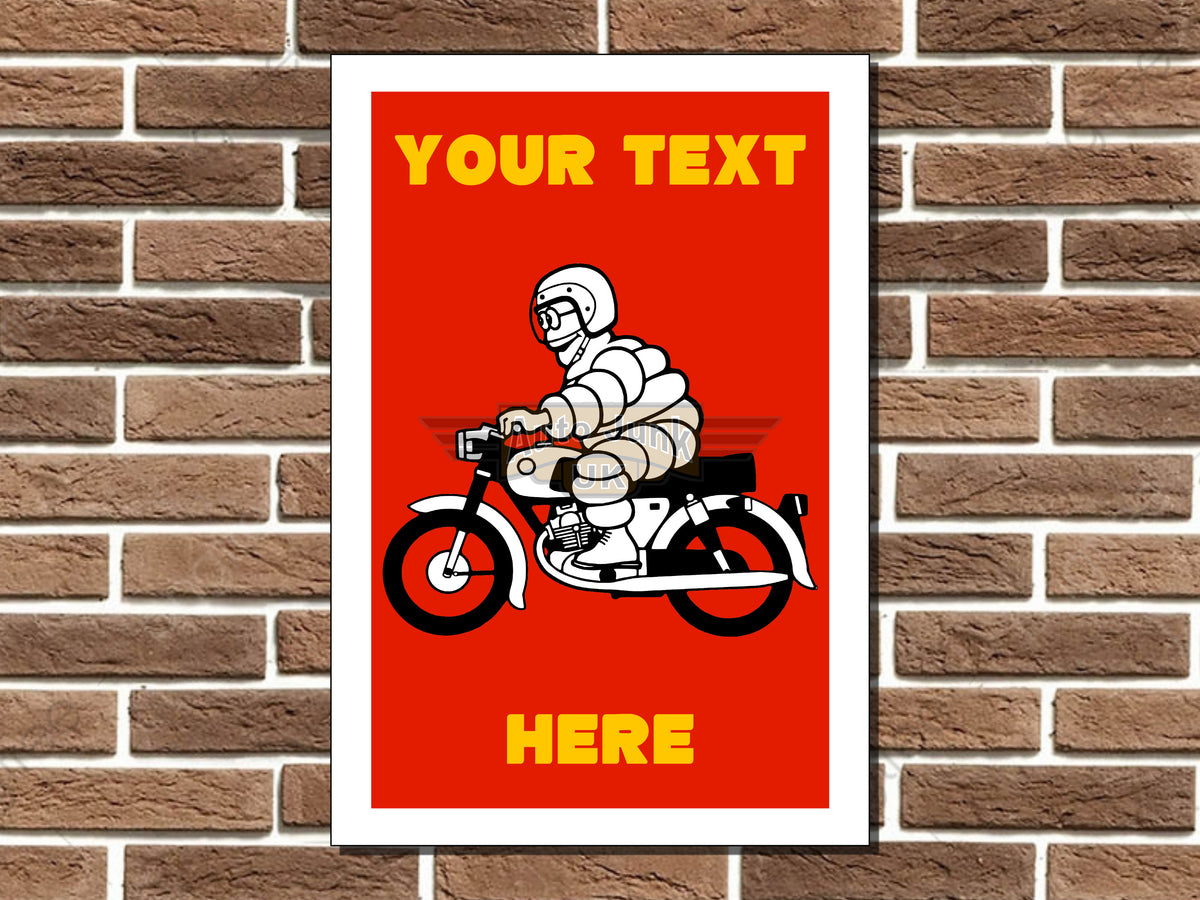 Personalised Motorcycle Sign