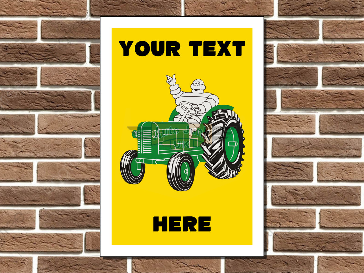Personalised Tractor Sign