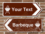 Personalised Barbeque Road Sign