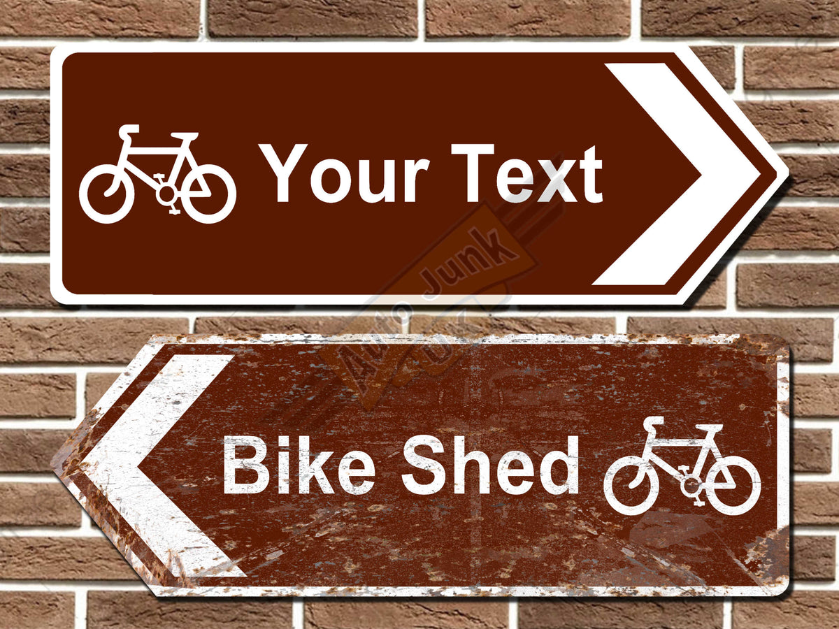 Personalised Bicycle Cycling Road Sign