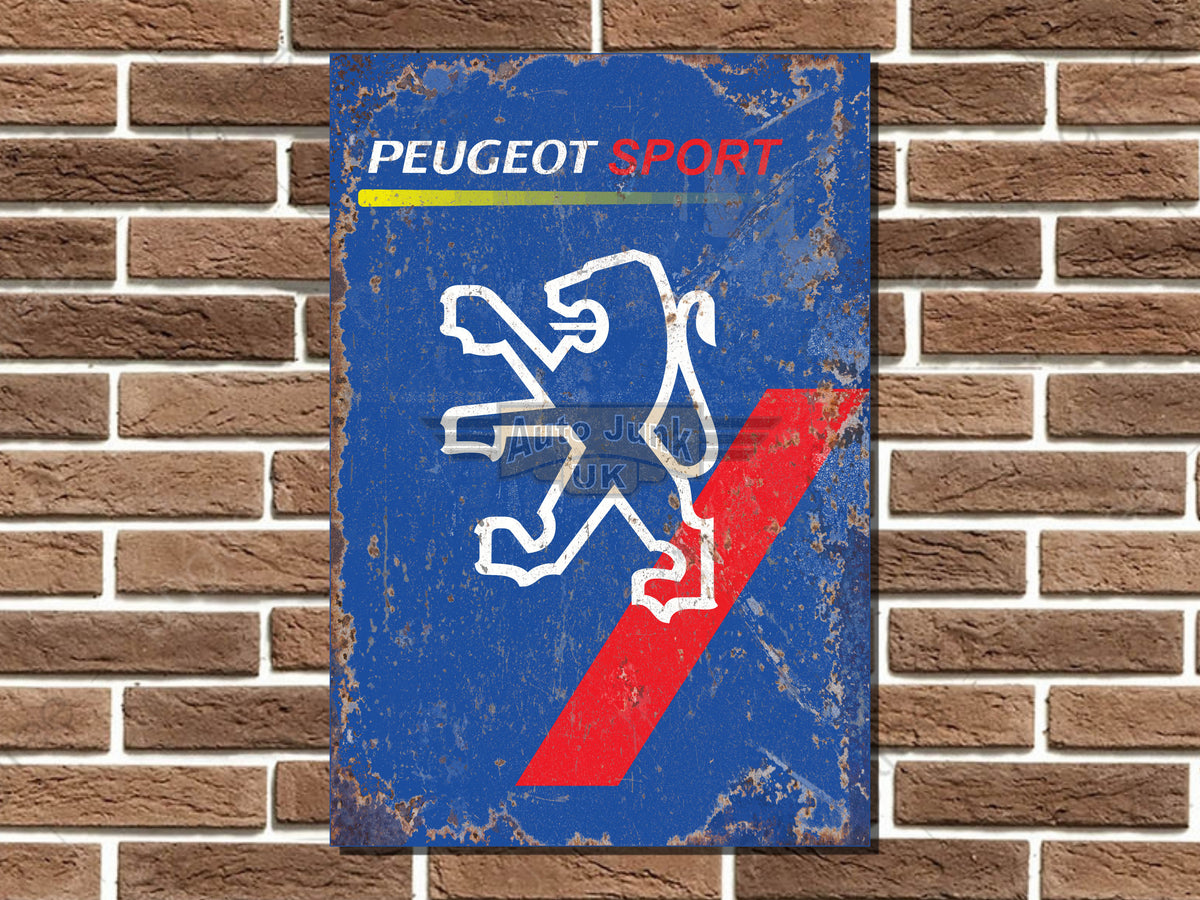 Peugeot Sport Metal Sign