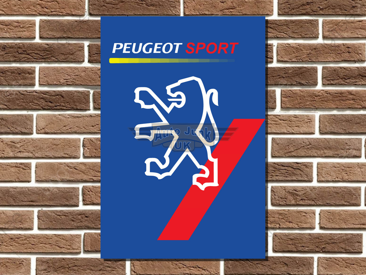 Peugeot Sport Metal Sign