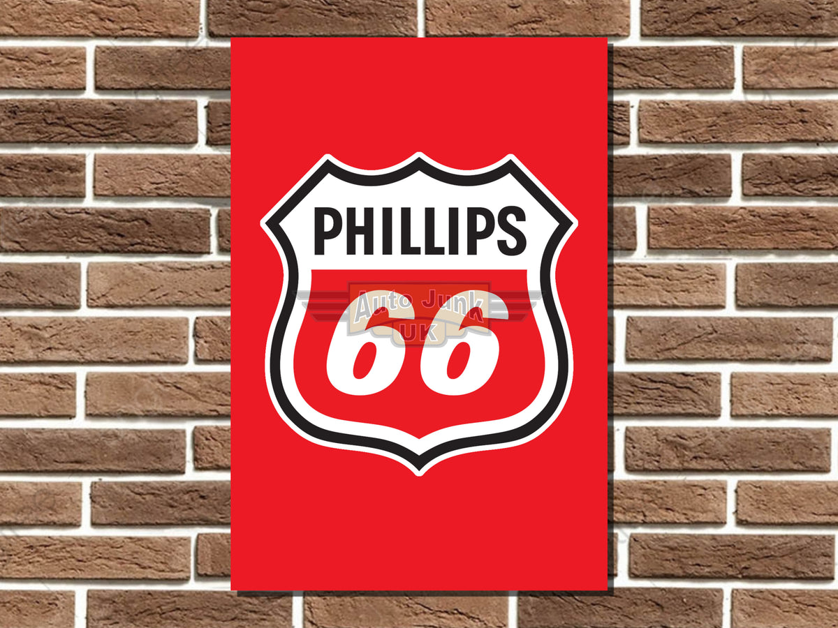 Phillips 66 Metal Sign