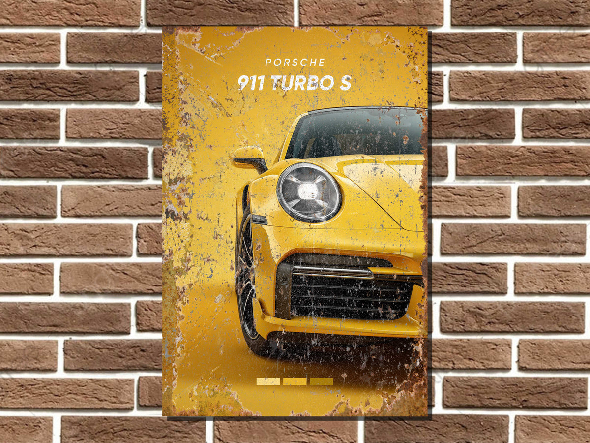 911 Turbo S Metal Poster Print