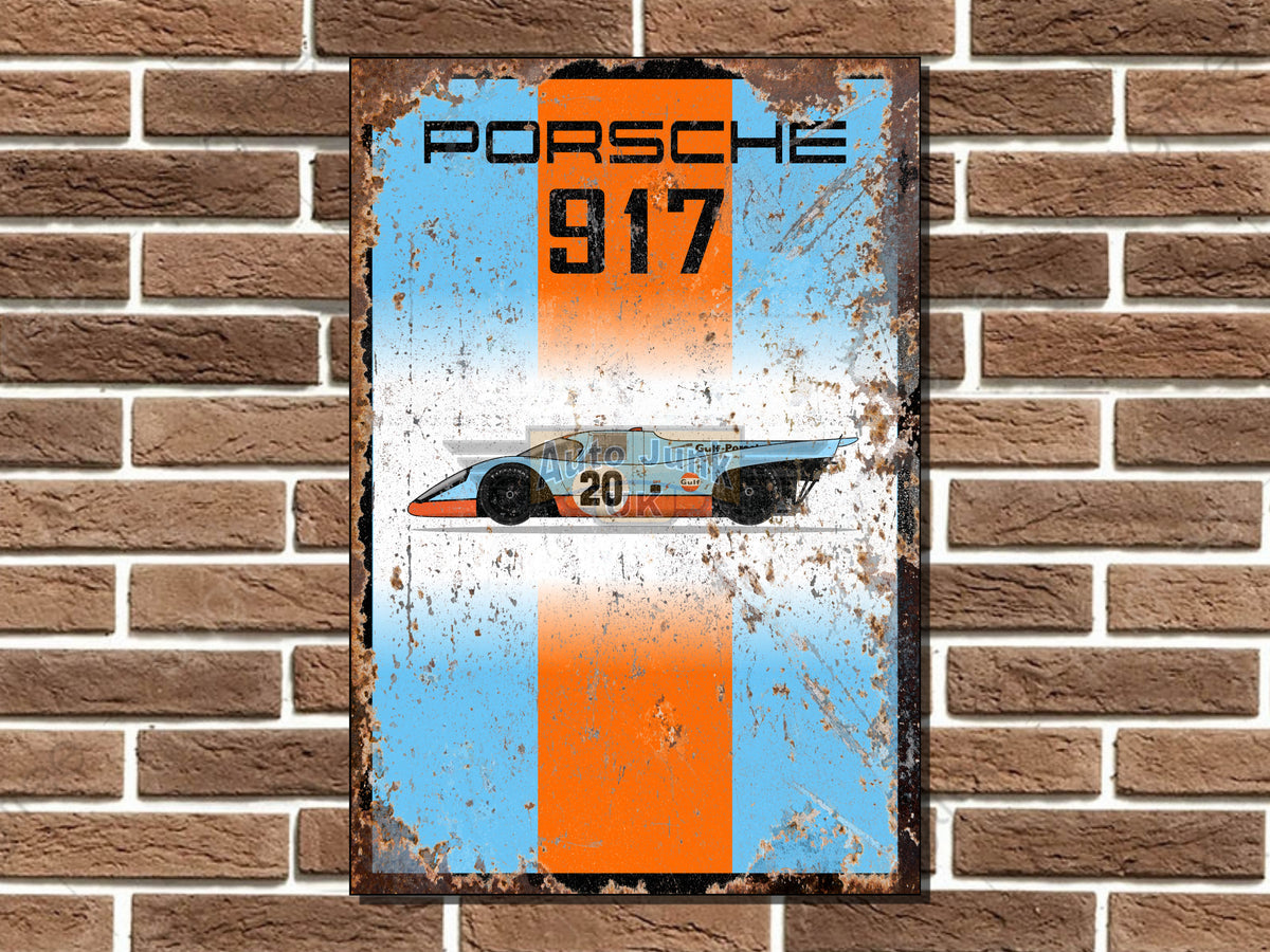 917 car #20 Metal Sign