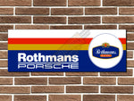 Porsche Rothmans Racing Sign