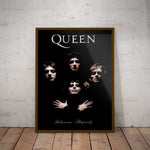 Queen Bohemian Rhapsody Paper Poster