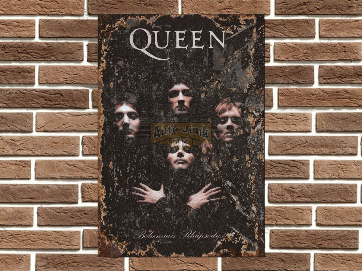 Queen Bohemian Rhapsody Metal Poster Sign