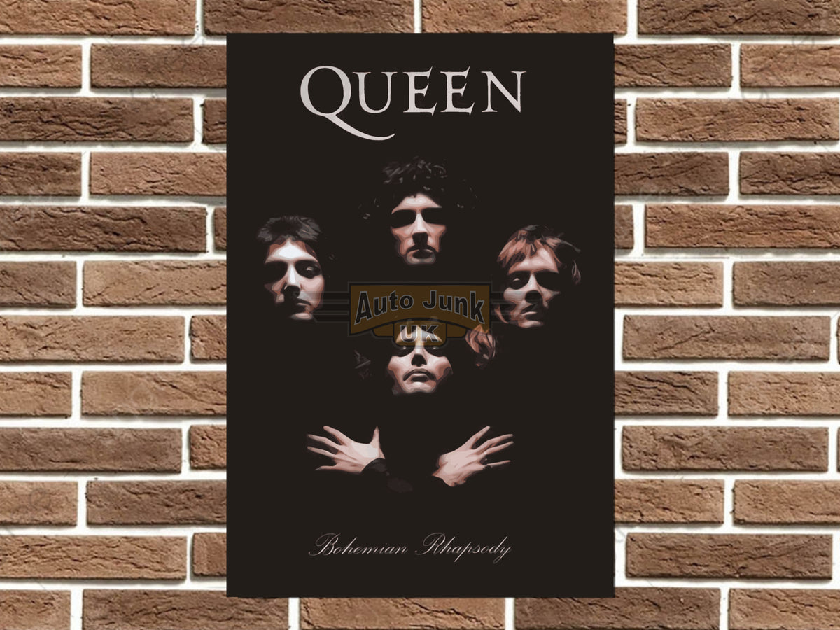 Queen Bohemian Rhapsody Metal Poster Sign