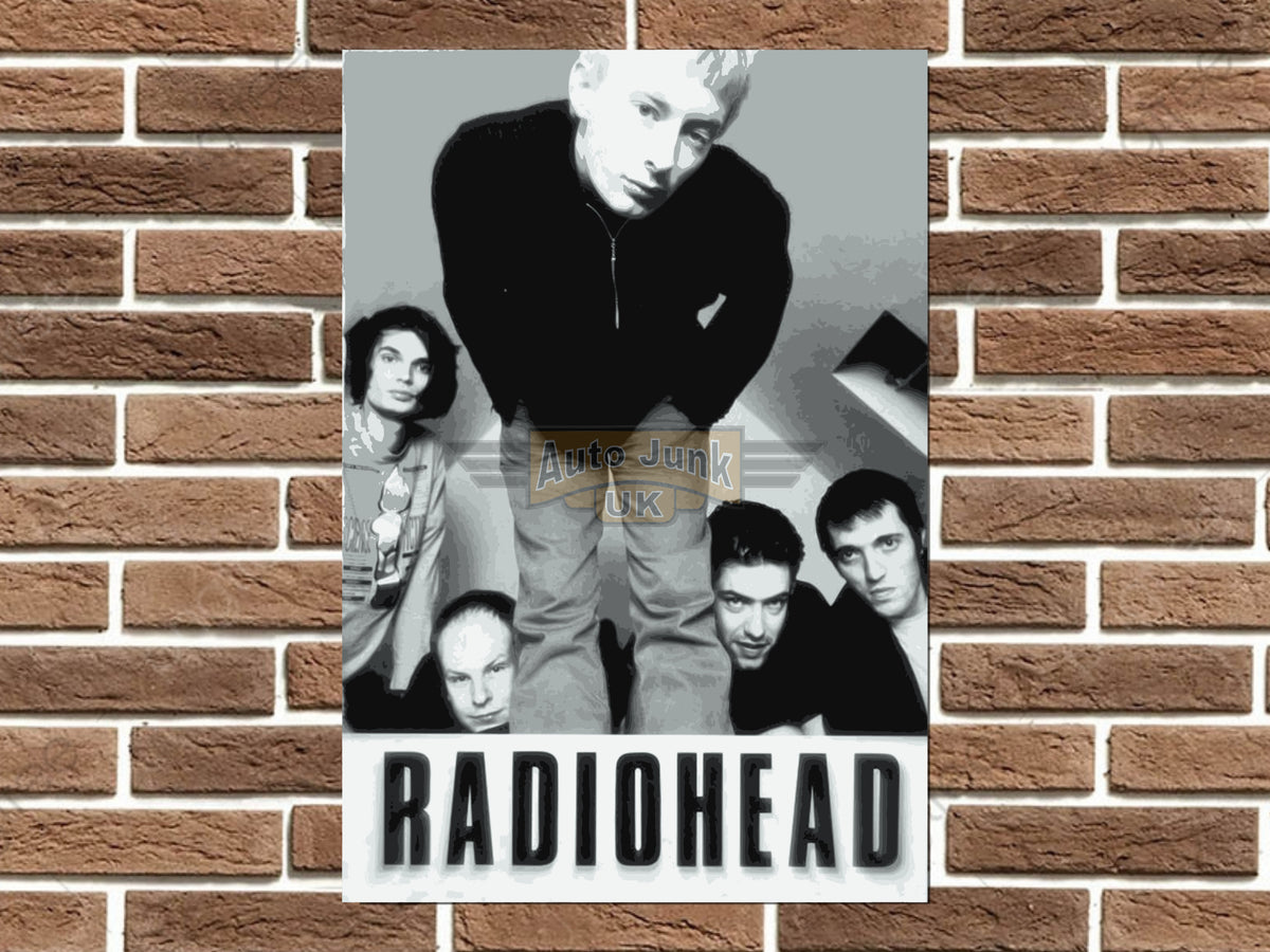 Radiohead Metal Poster Sign