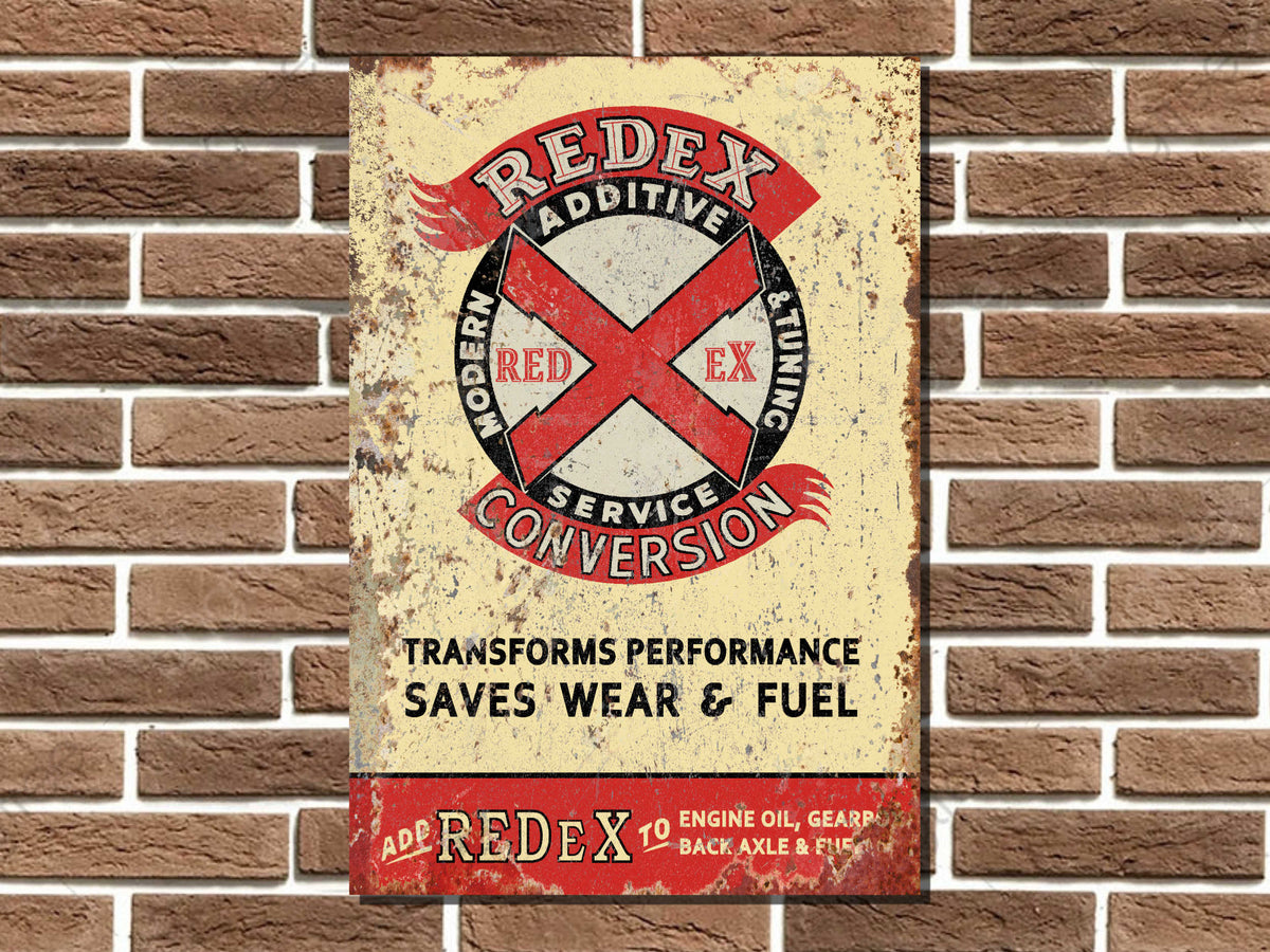 Redex Additive Metal Sign