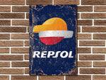 Repsol Metal Sign