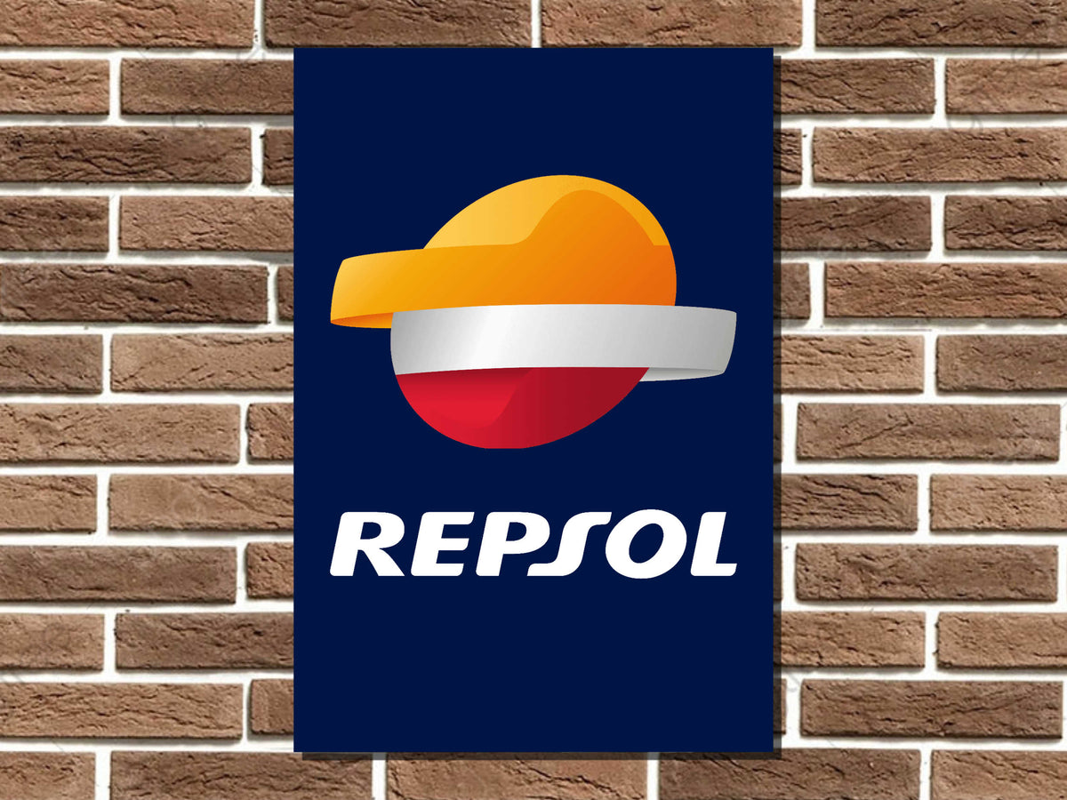 Repsol Metal Sign