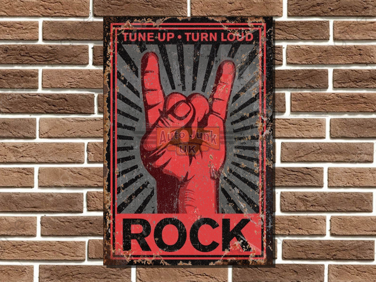 Rock Metal Poster Sign